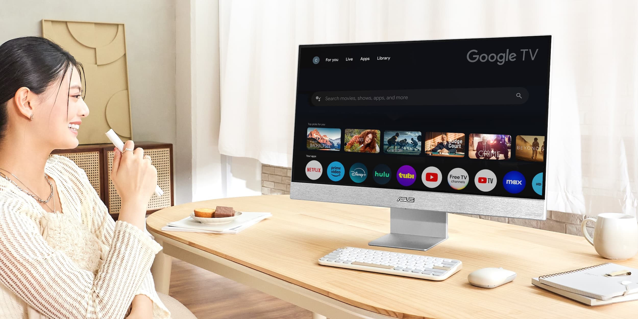 Asus Google TV monitor