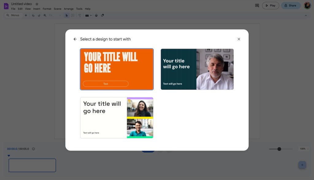 Google Vids Workspace
