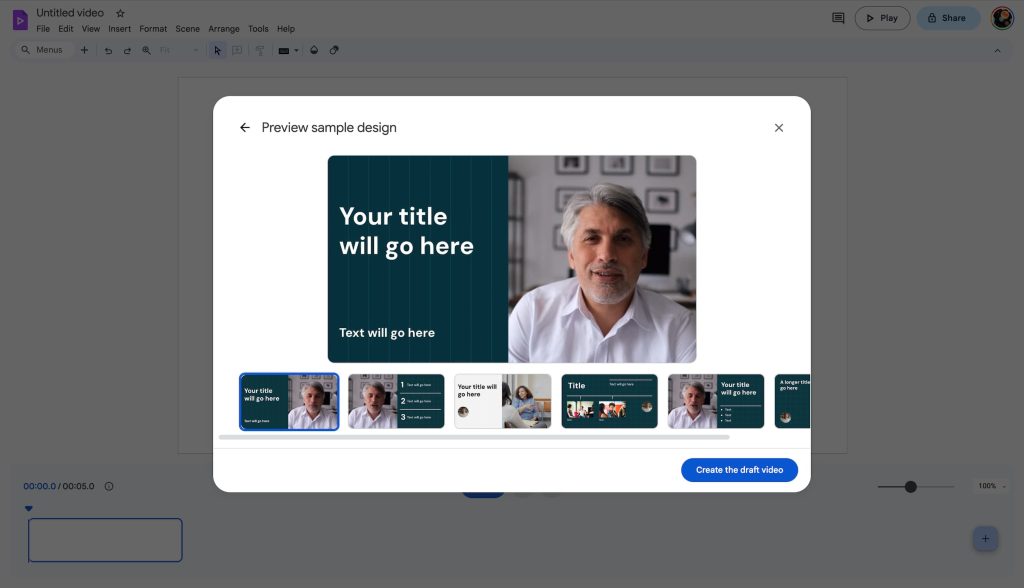 Google Vids Workspace