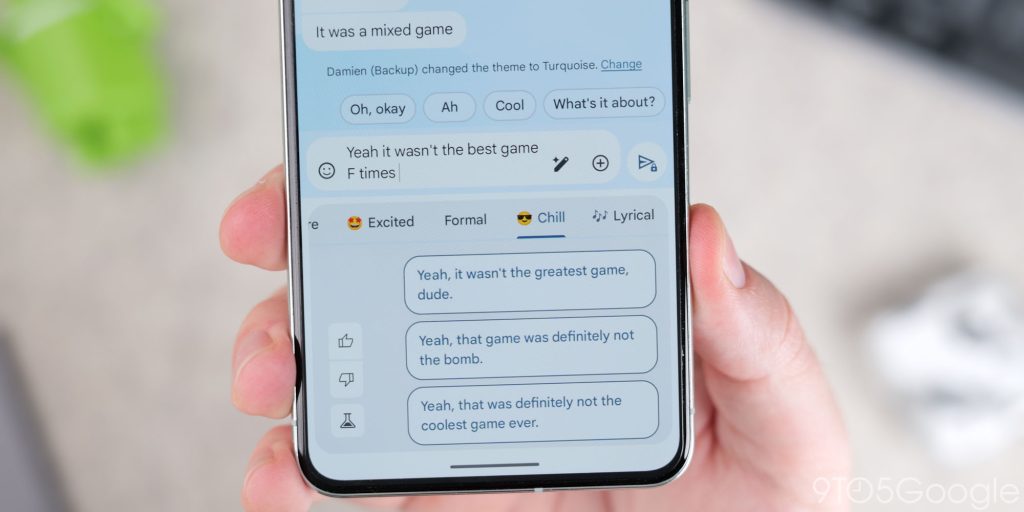 Google Messages Magic Compose feature