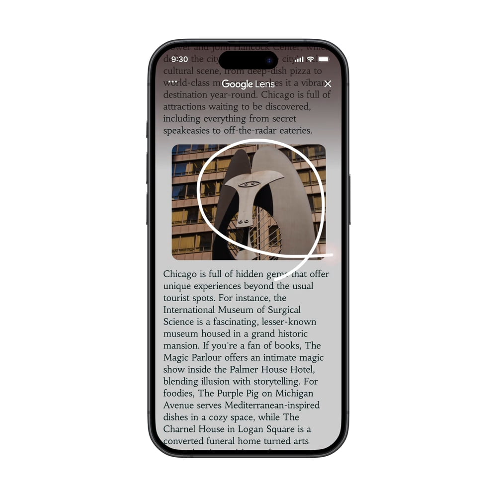 Google Lens Chrome iOS