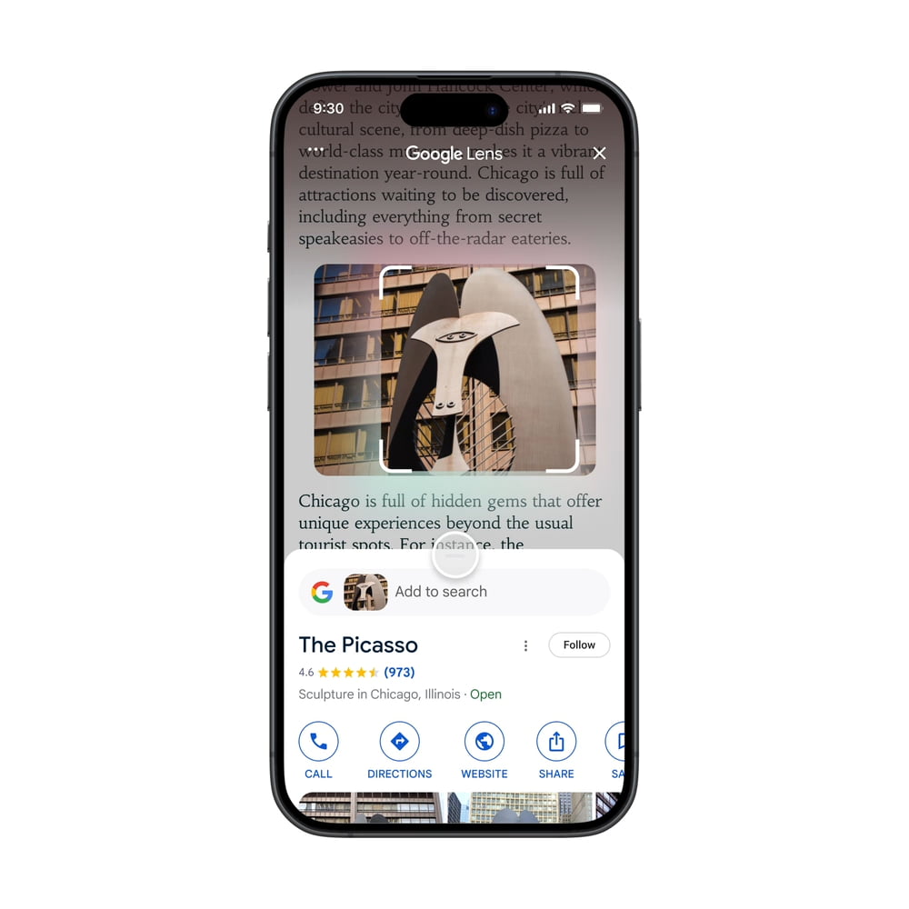 Google Lens Chrome iOS