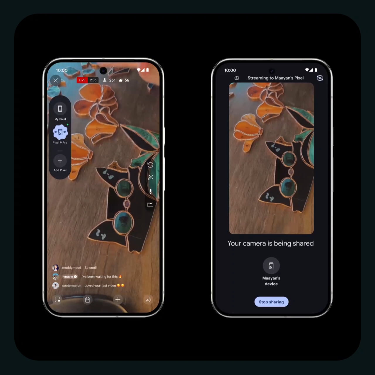 Pixel 9 Connected Cameras