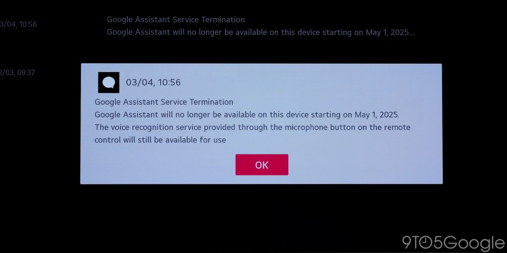 lg tv google assistant