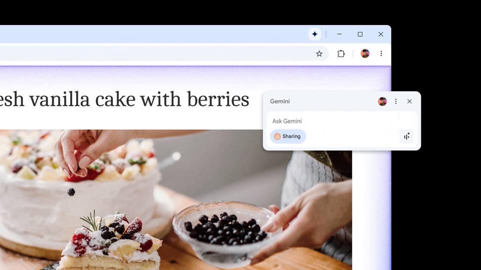 Gemini Live Google Chrome