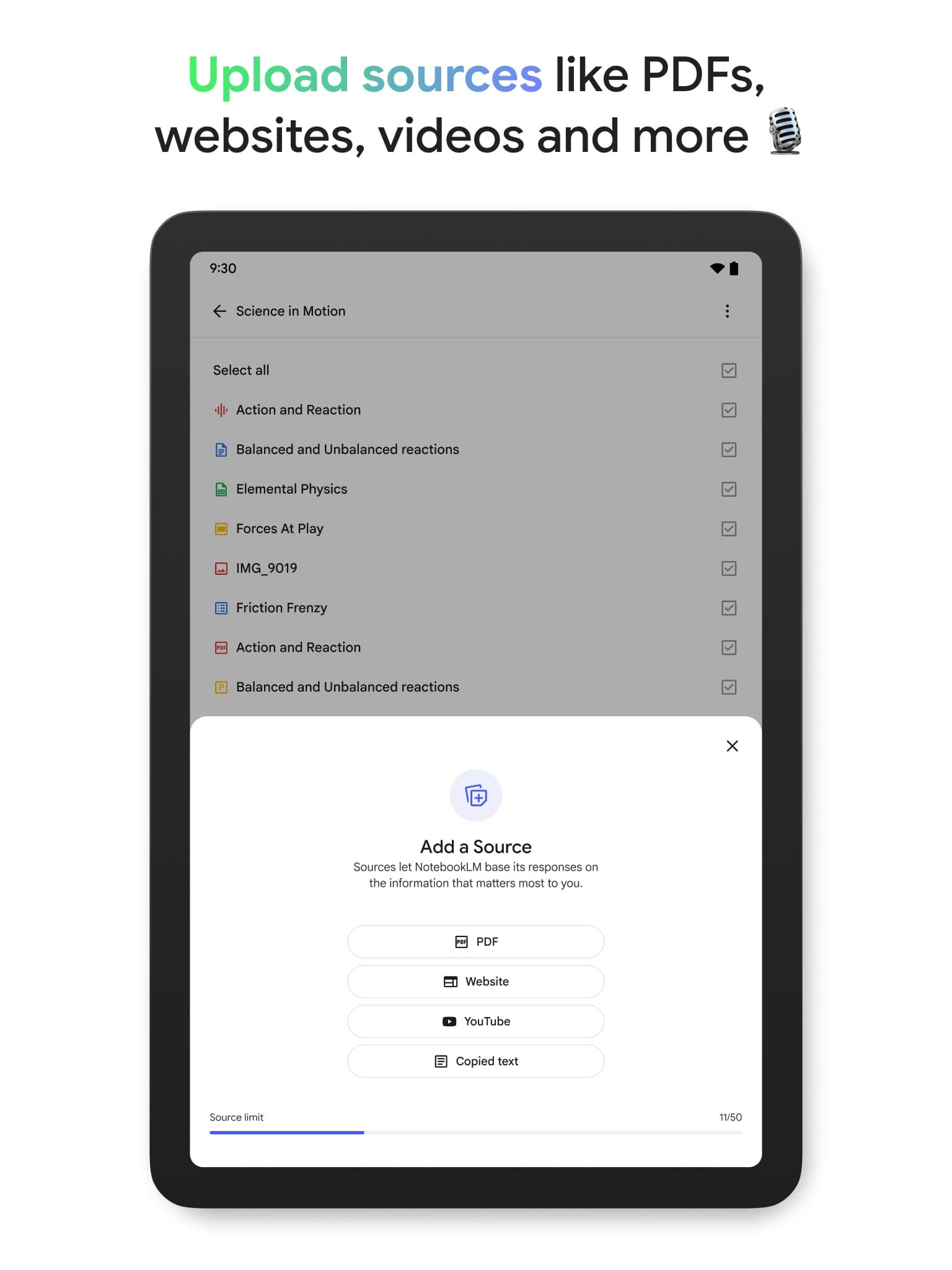 NotebookLM Android iOS