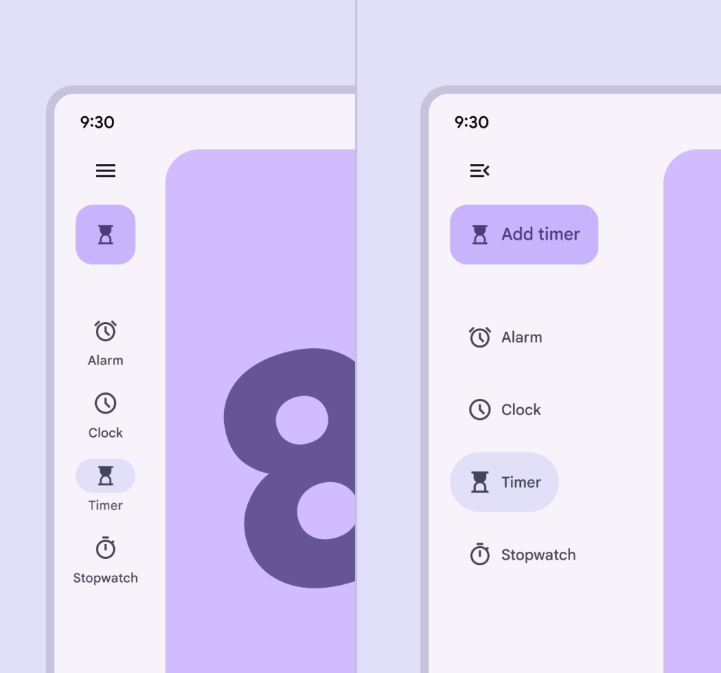 Material 3 Expressive navigation
