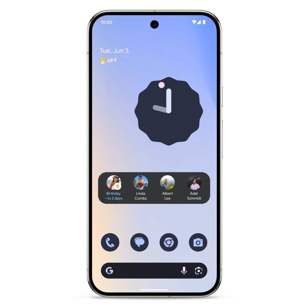Google Pixel VIPs widget