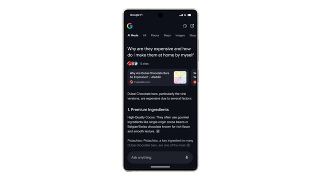 Circle to Search AI Mode