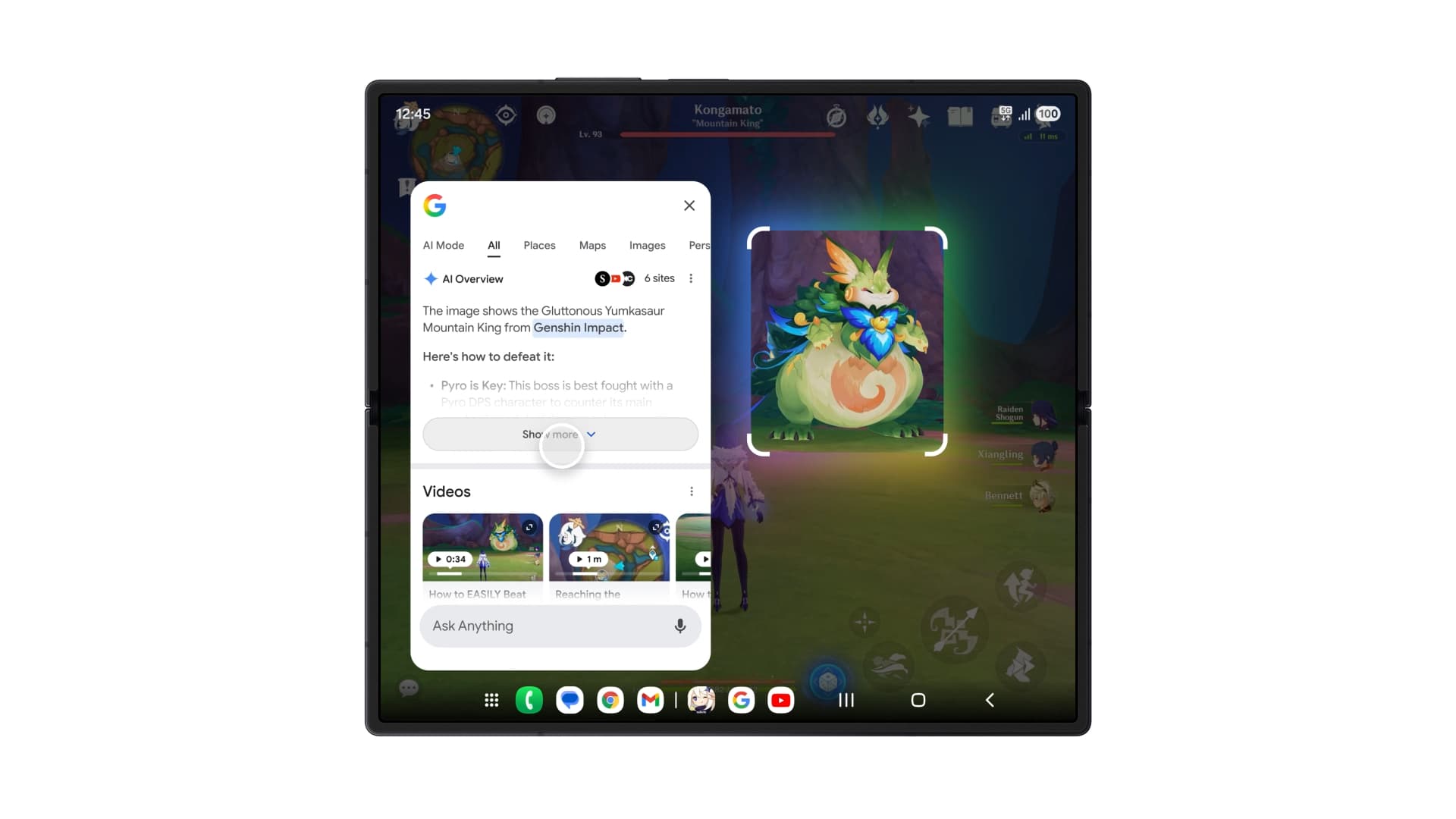 Circle to Search gaming