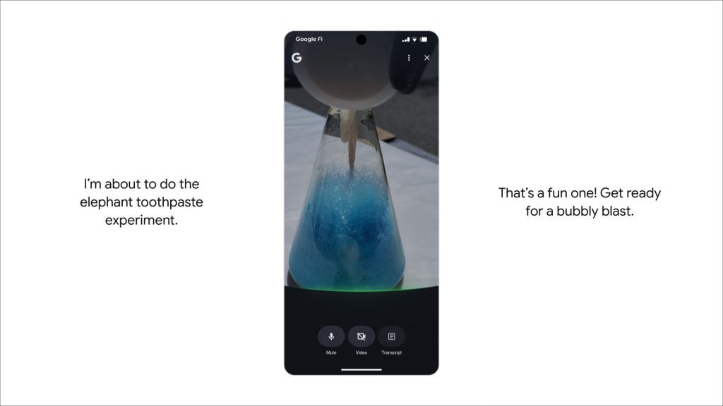 Google Search Live video