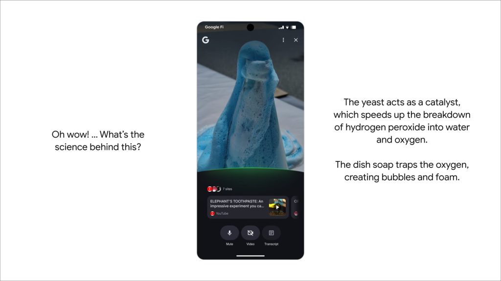 Google Search Live video