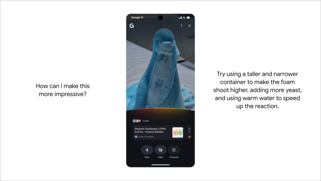 Google Search Live video