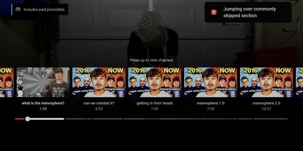 YouTube Jump ahead on TV