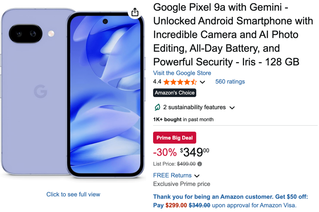 Pixel 9a steal