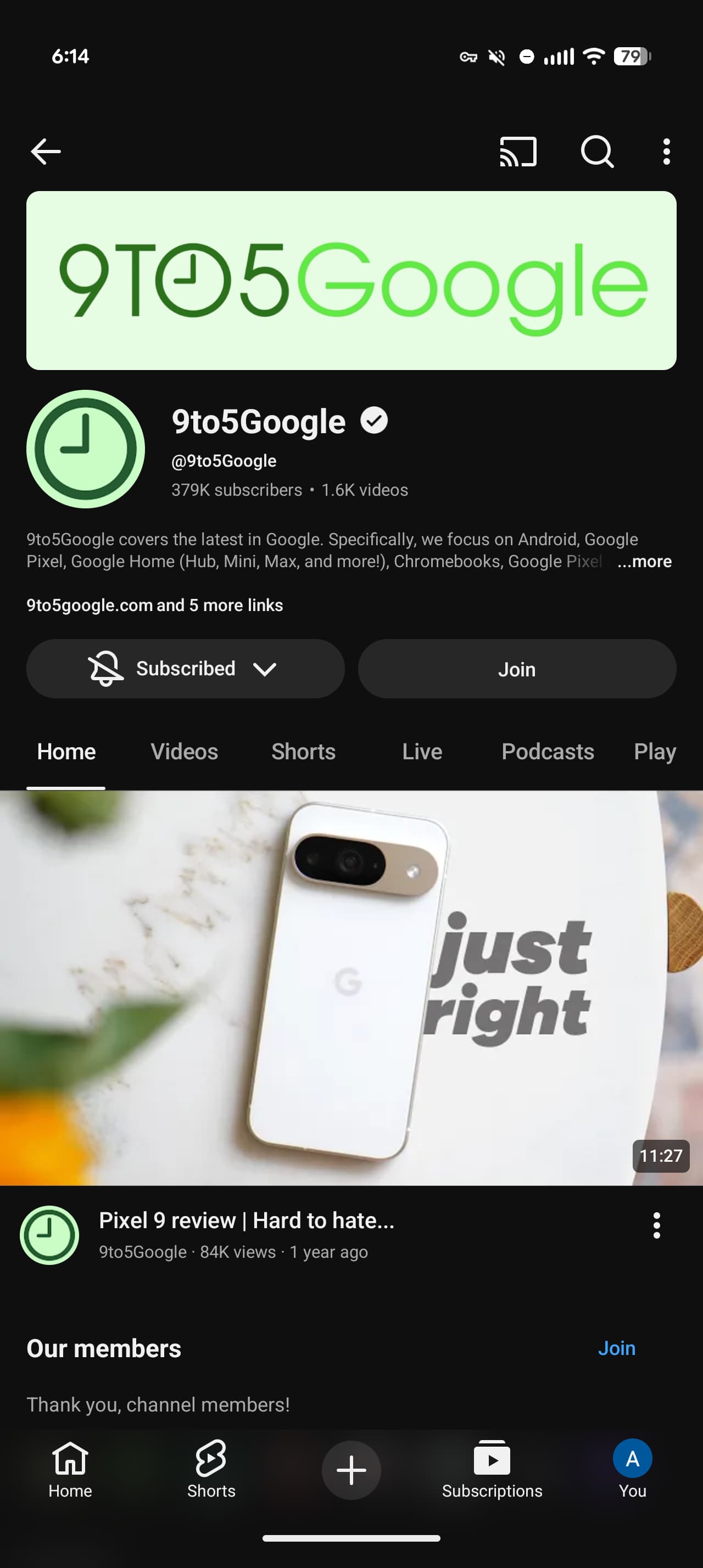 YouTube player redesign